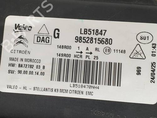 Left headlight CITROËN BERLINGO (ER_, EC_) ë-BERLINGO | BP38929531C28 - Image 3