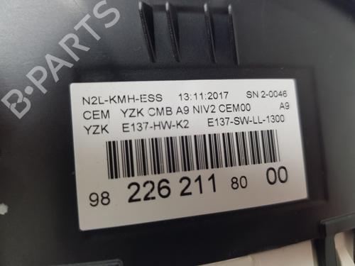 Instrument cluster PEUGEOT 208 I (CA_, CC_) 1.2 VTI 82 | BP20198770C47 