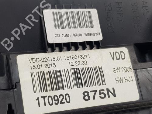Instrument cluster VW TOURAN (1T1, 1T2) 1.9 TDI | BP27653537C47 