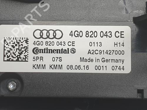 Climate control AUDI A6 C7 (4G2, 4GC) 2.0 TDI | BP29399357I5 