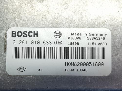 Engine control unit (ECU) RENAULT TRAFIC II Platform/Chassis (EL) 1.9 dCi 80 (EL0B) | BP27983658M57 
