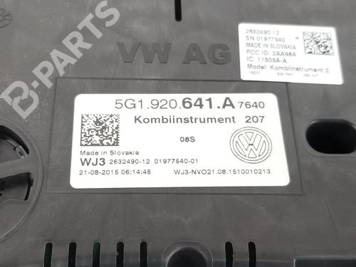 Instrument cluster VW GOLF VII (5G1, BQ1, BE1, BE2) 1.6 TDI | BP10340781C47 