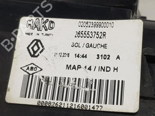 Left taillight RENAULT CLIO IV (BH_) 1.5 dCi 90 | BP15726558C34 