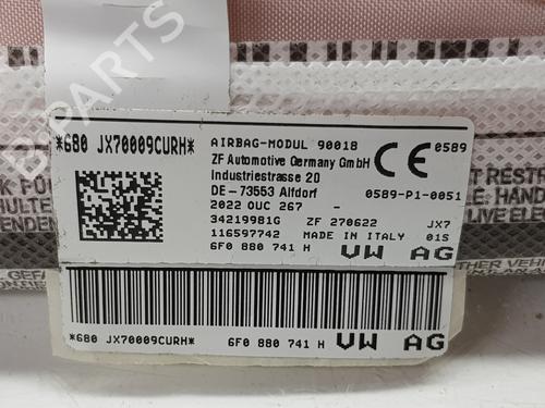 Left curtain airbag SEAT IBIZA V (KJ1, KJG) 1.0 TGI | BP13257415C11 