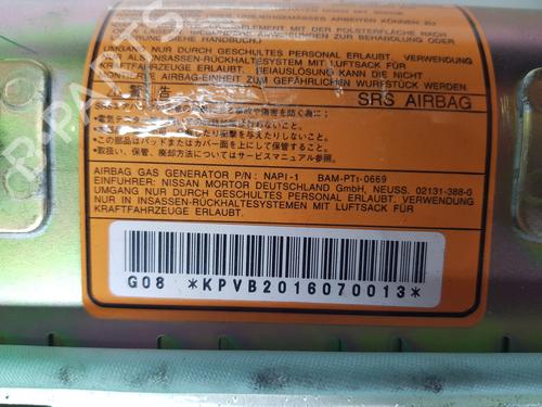 Passenger airbag NISSAN PATROL GR V Wagon (Y61) 3.0 DTi | BP24337332C10