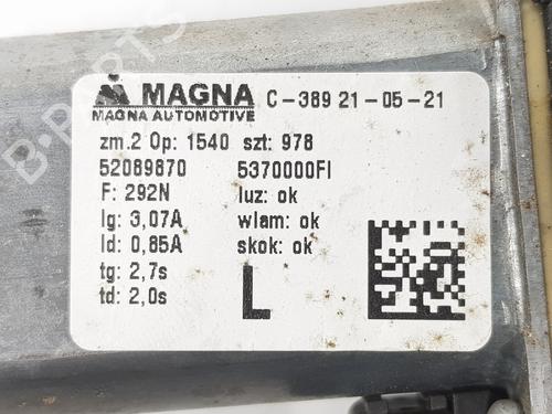 Left front window motor FIAT 500 (312_) 1.0 Mild Hybrid (312AYD1B) | BP18406508E21 