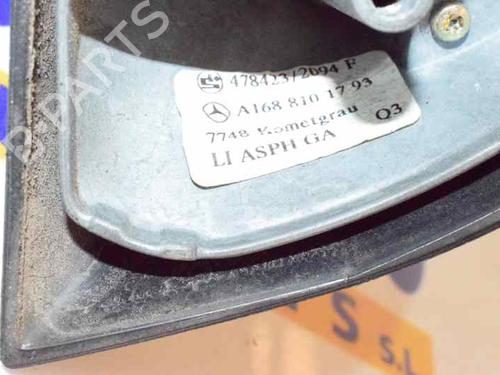 Left mirror MERCEDES-BENZ A-CLASS (W168) A 170 CDI (168.009, 168.109) | BP792974C26 