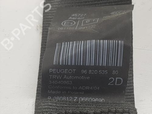Rear center seatbelt PEUGEOT 5008 (0U_, 0E_) 1.6 HDi | BP10362551I27 