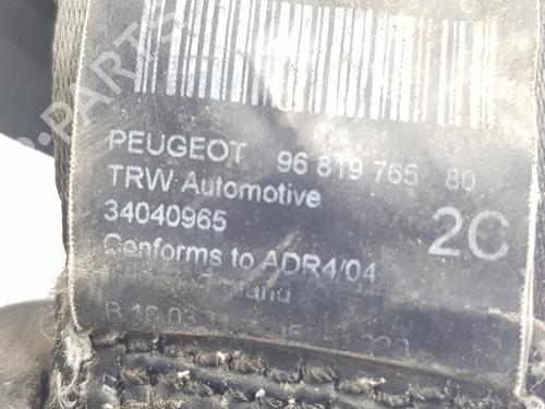 Rear center seatbelt PEUGEOT 5008 (0U_, 0E_) 1.6 HDi | BP16828867I27 