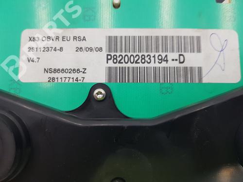 Instrument cluster RENAULT TRAFIC II Platform/Chassis (EL) 2.0 dCi 115 (EL0H, EL00, EL01, EL0M) | BP10178764C47 