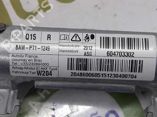 Right curtain airbag MERCEDES-BENZ C-CLASS (W204) C 220 CDI (204.008) | BP1932595C12 