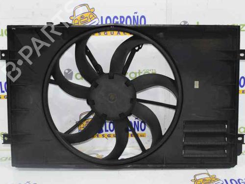 Used Radiator fan SKODA OCTAVIA II (1Z3) 1.9 TDI (105 hp) 792136
