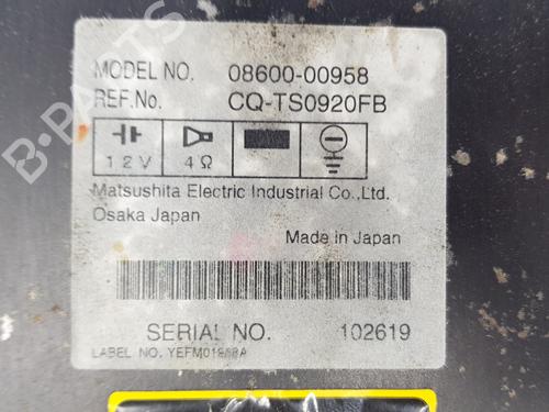 Radio TOYOTA LAND CRUISER PRADO (_J12_) 3.0 D-4D (KDJ120, KDJ125) | BP27676133E6 