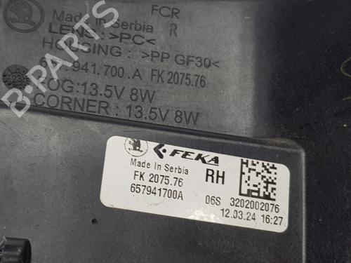 Right front fog light SKODA SCALA (NW1) 1.0 TSI | BP30105403C31