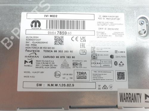 Radio OPEL ASTRA L (O5) 1.2 (FPHNSL, FPHNSR) | BP22714113E6 