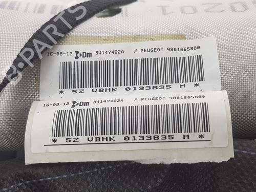 Left curtain airbag PEUGEOT 5008 (0U_, 0E_) 1.6 HDi | BP4721209C11 