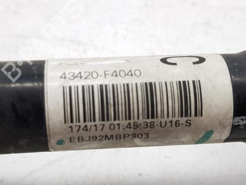 Left front driveshaft TOYOTA C-HR (_X1_) 1.8 Hybrid (ZYX10_, ZYX11_, ZYX10R, ZYX11R) | BP15768838M38