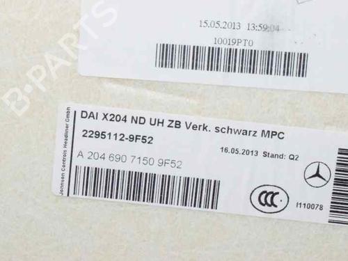 Interior roof MERCEDES-BENZ GLK-CLASS (X204) 220 CDI 4-matic (204.984, 204.997) | BP758708I12 