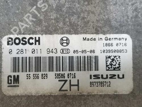 Engine control unit (ECU) OPEL ASTRA H (A04) 1.7 CDTI (L48) | BP8075270M57 