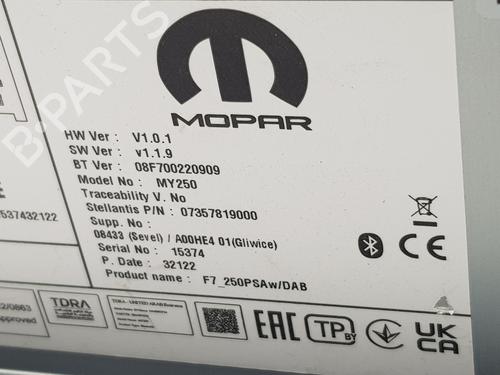 Radio FIAT DUCATO Van (250_) 140 Multijet 2,3 D | BP36679326E6 - Image 6