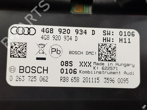 Instrument cluster AUDI A6 C7 (4G2, 4GC) 2.0 TDI | BP29479307C47 