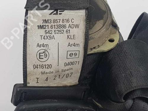 Rear right seatbelt SEAT ALHAMBRA (7V8, 7V9) 2.0 TDI | BP7642777I28 