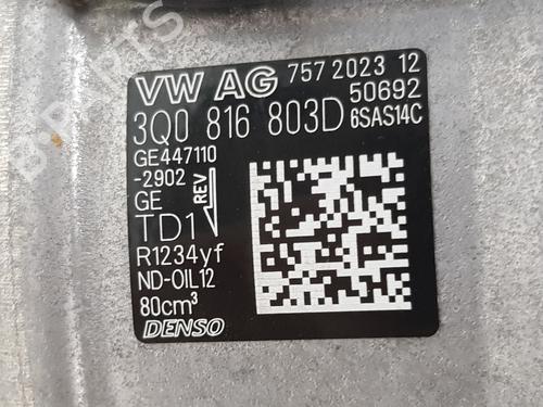 AC compressor SEAT IBIZA V (KJ1, KJG)  | BP27590669M34 