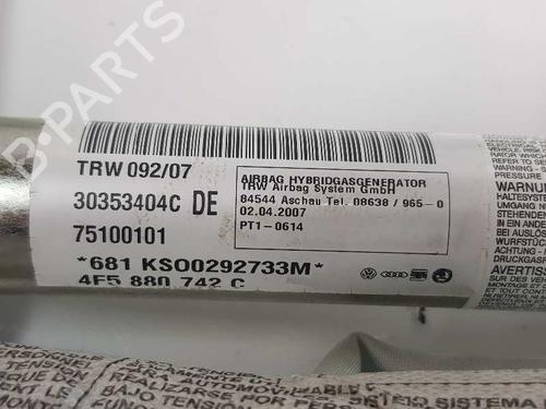 Right curtain airbag AUDI A6 C6 (4F2) 2.0 TDI | BP6571431C12 