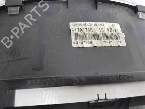 Instrument cluster FIAT PANDA (169_) 1.4 (169AXE1B) | BP17168751C47 