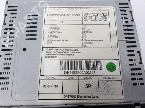 Radio CHEVROLET CAPTIVA (C100, C140) 2.0 D 4WD | BP6623922E6 