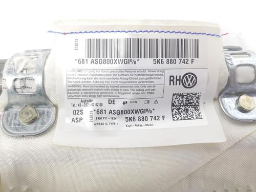 Right curtain airbag VW GOLF VI (5K1) 1.4 TSI | BP8898106C12 