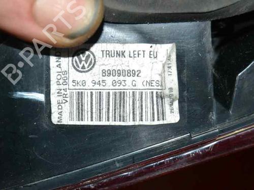 Left taillight VW GOLF VI (5K1) 1.6 TDI | BP1423882C34 