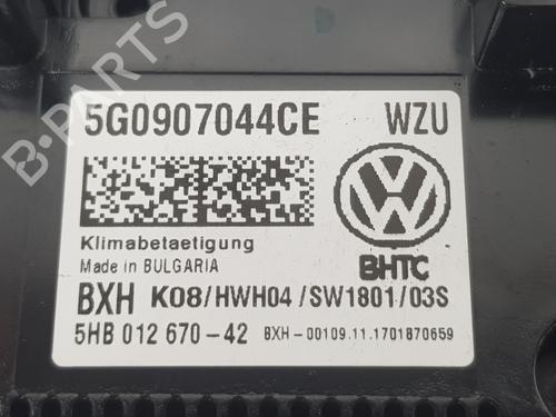 Climate control VW GOLF VII (5G1, BQ1, BE1, BE2) 2.0 TDI | BP11529802I5 