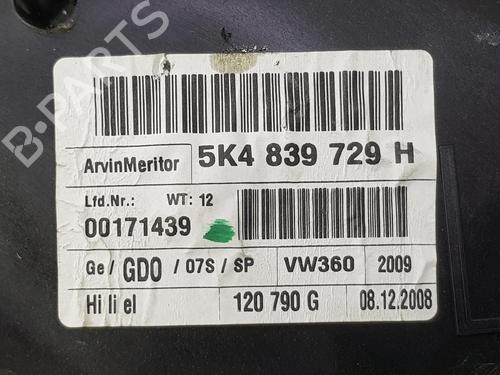 Rear left window mechanism VW GOLF VI (5K1) 1.6 TDI | BP4868051C24 