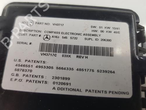 Electronic module MERCEDES-BENZ M-CLASS (W163) ML 400 CDI (163.128) | BP18725265M83 