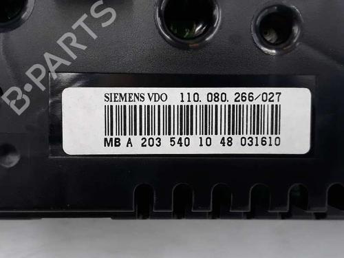 Instrument cluster MERCEDES-BENZ C-CLASS Coupe (CL203) C 220 CDI (203.708) | BP895201C47 