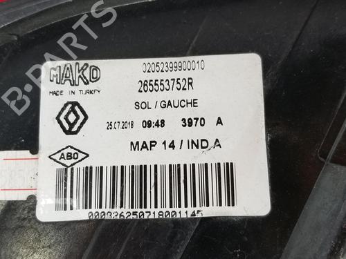Left taillight RENAULT CLIO IV (BH_) 0.9 TCe 90 (BHNF, BHMA, BHMH, BHJK, BHJR) | BP13639670C34 