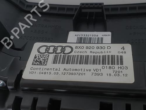 Instrument cluster AUDI A1 (8X1, 8XK) 1.6 TDI | BP22994818C47 