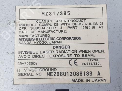 Radio MITSUBISHI PAJERO III (V7_W, V6_W) 3.2 Di-D (V68W, V78W) | BP9727665E6 