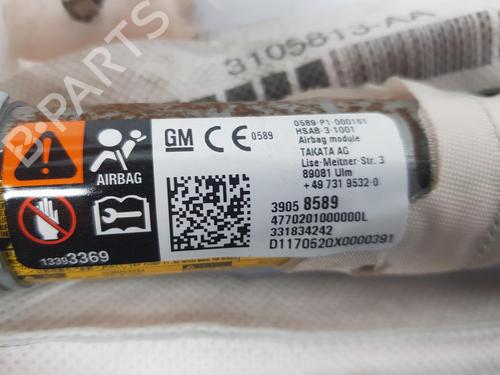 Left curtain airbag OPEL ASTRA K (B16) 1.4 Turbo (68) | BP6250747C11 