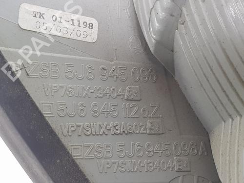 Right taillight SKODA FABIA II (542) 1.2 | BP6597798C35 