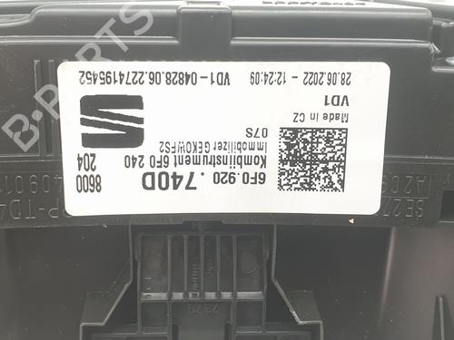 Instrument cluster SEAT IBIZA V (KJ1, KJG) 1.0 TSI | BP13524372C47 
