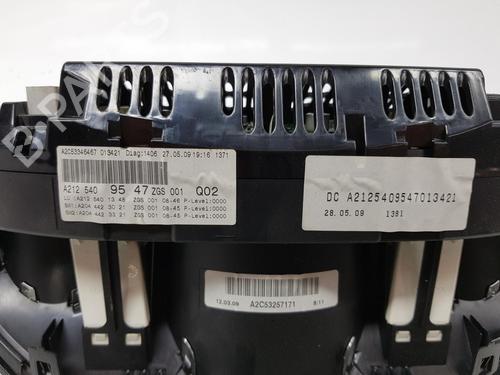 Instrument cluster MERCEDES-BENZ E-CLASS Coupe (C207) E 250 CDI / BlueTEC / d (207.303, 207.304) | BP17670125C47 