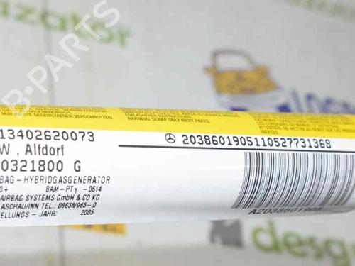 Left curtain airbag MERCEDES-BENZ C-CLASS Coupe (CL203) C 220 CDI (203.708) | BP765161C11 