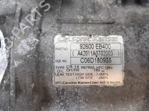 AC compressor NISSAN NAVARA NP300 (D40) 2.5 dCi 4WD | BP3883927M34 