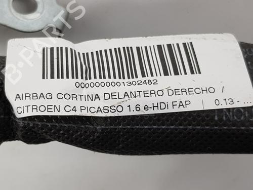 Right curtain airbag CITROËN C4 Picasso II 1.6 HDi / BlueHDi 115 | BP32124024C12 