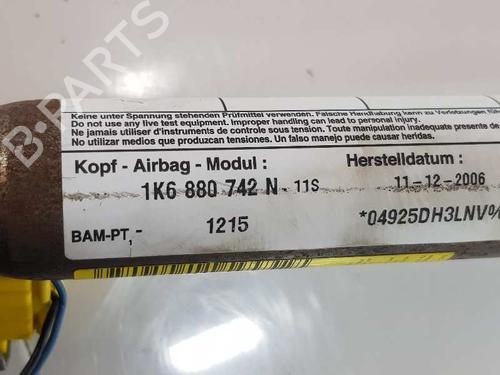 Right curtain airbag VW GOLF V (1K1) 2.0 TDI 16V | BP3377524C12 