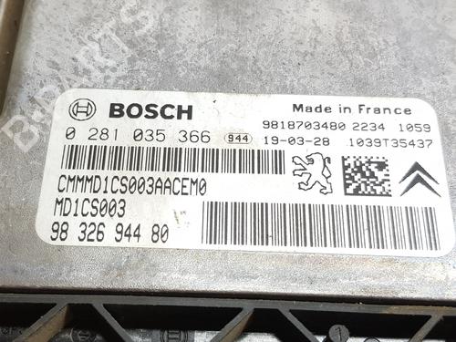 Engine control unit (ECU) CITROËN C5 AIRCROSS (A_) 1.5 BlueHDi 130 (ACYHZJ, ACYHZR) | BP37718891M57 - Image 7