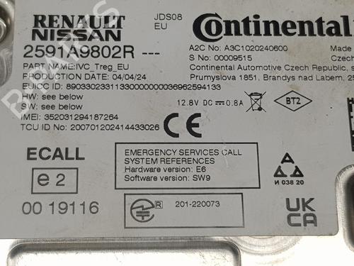 Electronic module RENAULT EXPRESS Box Body/MPV  | BP32213192M83 