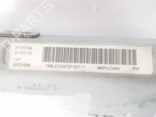 Right curtain airbag NISSAN QASHQAI / QASHQAI +2 I (J10, NJ10, JJ10E) 2.0 dCi | BP10561448C12 